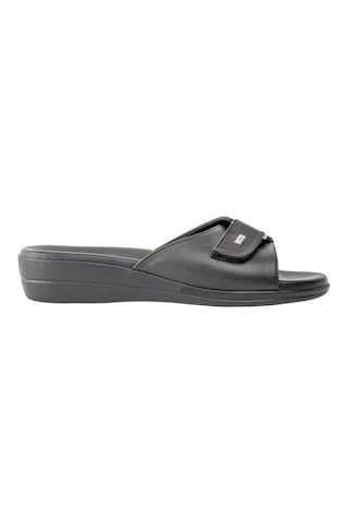 Ceyo 9863-2 Kadın Cırtlı Orthopedix Terlik Siyah 36-40