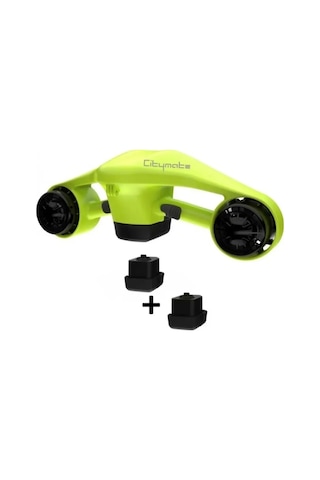 Sea Scooter Elektrikli Deniz Su Scooter Hoverboard Citymate +Kılf Yeşil 2 Adet Normal Bataryalı