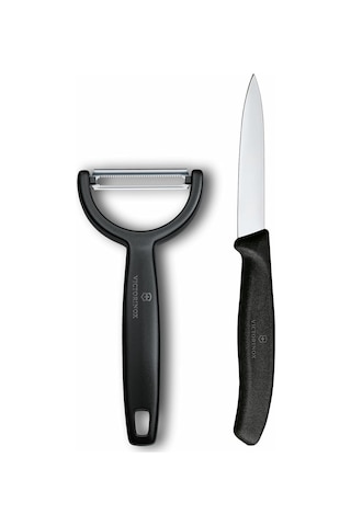 Victorinox 6.7113.22 Swiss Classic 2li Bıçak Ve Soyacak Set, Siyah Çok Renkli