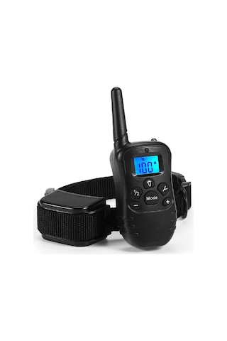 Petainer 998DR Kumandalı Şarjlı Köpek Eğitim Tasması Siyah