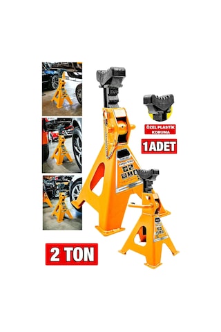 Staxx Kaymaz Başlıklı 2 Ton Araç Altı Kriko Sehpası 1 Adet