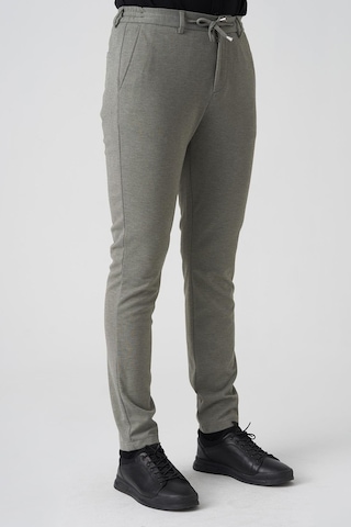 White Stone Barcelos P1035 Regular Fit Semanta Likralı Orme Jogger Pantolon Haki Haki