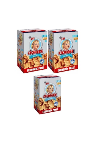 Eti Cicibebe Bebek Bisküvisi 1000 G x 3 Adet