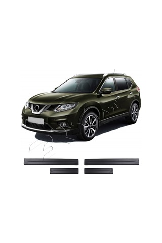 Nissan X-trail Uyumlu 2014 Ve Üzeri Abs Kapı Eşiği 4 Parça