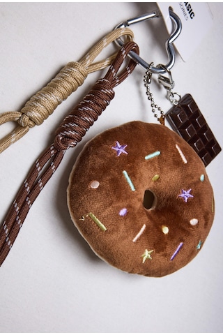 Kahve Donut Ve Çikolata Detaylı Çoklu Charm Anahtarlık Çanta Kıyafet Ve Telefon Aksesuarı