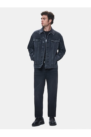 Ltb Andreas Oversıze Jean Ceket 010096102216047 55799 Koyu Gri