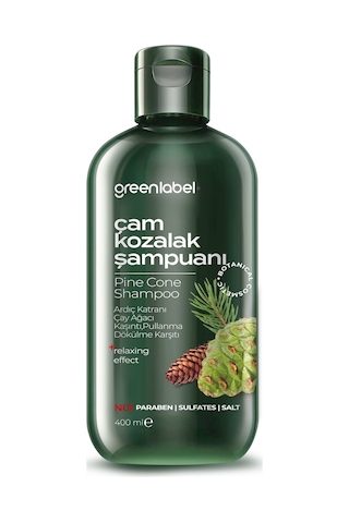 Greenlabel Çam Kozalağı & Çay Ağacı Şampuanı 400 ML
