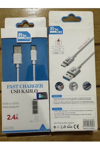 Type-c Şarj Kablosu 2.4 Amperusb Kablo
