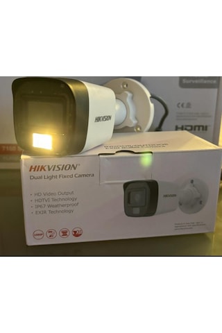 Hikvision 4 Kameralı Gece Renkli 4 Kanal E-ssd Dvr 330gb Kayıt Ci