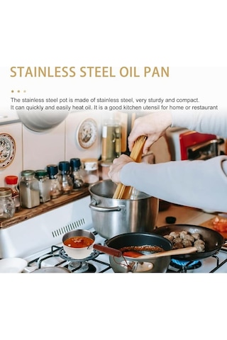 Paslanmaz Çelik Tereyağı Eritme Tenceresi Dökme Ağızlı Sos Tenceresi Tereyağı Isıtıcı Tencere Stok Tenceresi Süt Peynir Tenceresi Dökme Yağ Tencereleri Çorba Kahve Çikolata Sosu İçin Gümüş