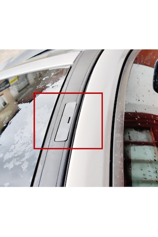 Renault Megane 2 Sunrooflu Tavan Çıtası Kapağı Tavan Döşeme Çerçevesi Siyah