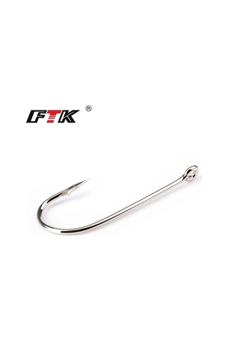 Ftk Dikenli Olta Düzleştirilmiş Yuvarlak 2-6 50 Adet And7-20 100 Adet/lotcsarp Besleyici Balıkçılık Için Kanca Mücadele 20