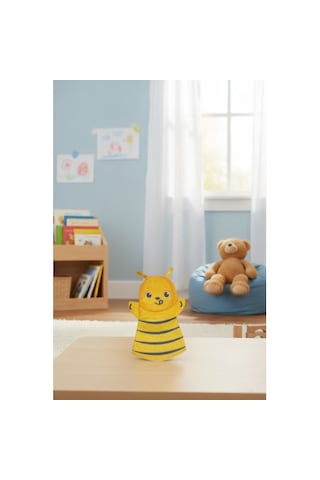 Toys2you Büyük Boy Keçe El Kuklası - Arı Sarı - Siyah