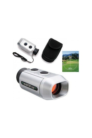 Nikula Dijital Mesafe Bulucu Dürbün 7x18 Golf İçin Golfscope Gümüş