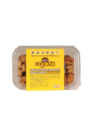 Sisiyes Siyez Unlu Cookiyi Siyez Kurabiye 250 G