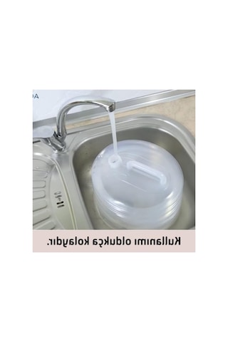 10 Litre Kapasiteli Katlanabilir Su Bidonu, Musluklu Ve Hafif