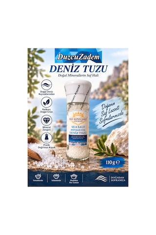 Deniz Tuzu Değirmen Kapak 110 Gr