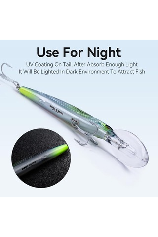 Krallık Kingpro Om145/160 Trolling Lures İçin Minnow Wobblers 74g Deniz Balıkçılığı Cazibesi İçin Büyük Yapay Yüzen Balıkçılık Jerkbait