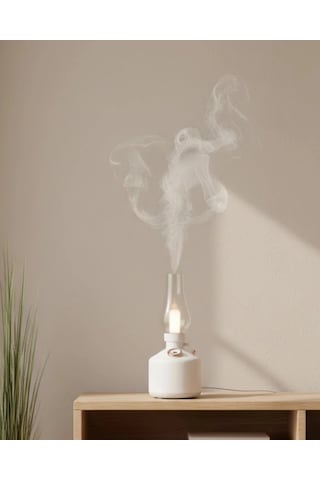 Usb Şarjlı Gaz Lambası Modeli Nano Mist Aromaterapi Nemlendirici 280 Ml