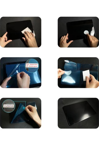 Zore Apple Uyumlu iPad 9.7 2017 5.nesil Kağıt Hisli Mat Davin Paper Like Tablet Ekran Koruyucu-re