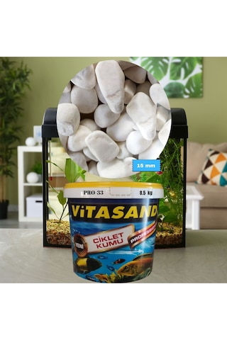 Pro-33 15mm 8.5kg Dolamit Beyaz Çakıl Akvaryum Kumu Pro-33 15mm 8.5kg Dolamit Beyaz Çakıl Akvaryum Kumu