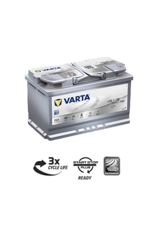 Varta 12V 80 Ah Amper Agm F21-A6 Start Stop Akü