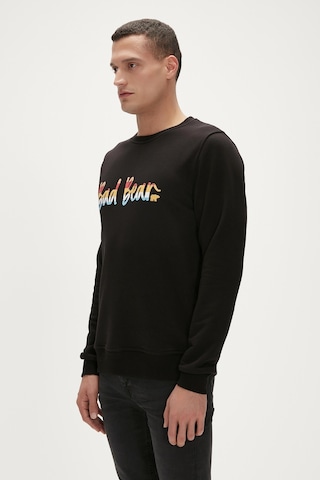Bad Bear Sweatshirt Manuscrıpt Crewneck / Siyah Erkek 23.02.12.016 001