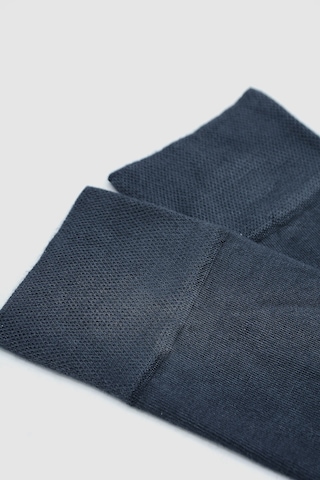 Nbb Erkek Füme Düz Erkek Bamboo Soket Çorap Füme