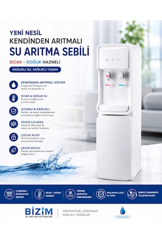 Ro-prada Yeni Nesil Kendinden Arıtmalı Sebil Sıcak Soğuk Hazneli Nsf Onaylı