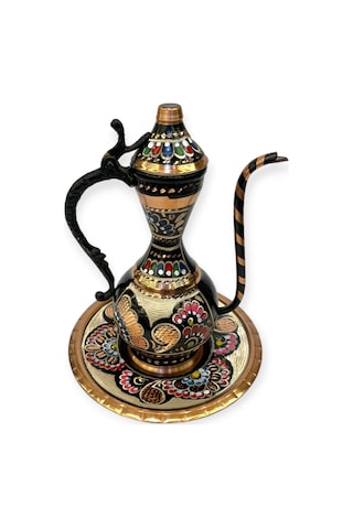 El İşlemesi Mineli Minyatür Leğenli İbrik