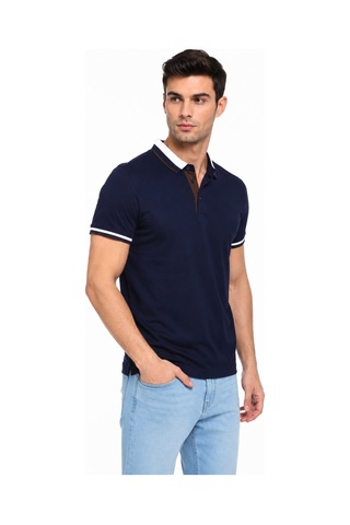 Baglan Erkek Polo Yaka Kısa Kollu Tişört Regular Kalıp T6096 Bgl-st05549 Lacivert