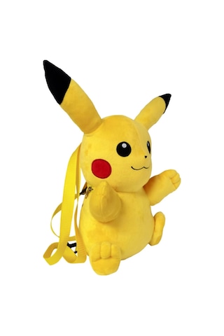 Nessiworld Pokemon Pikachu Peluş Sırt Çantası Sarı