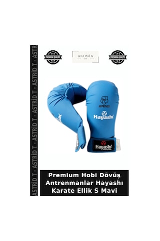 Premium Hobi Dövüş Antrenmanlar Hayashı Karate Ellik S Mavi