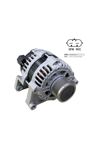 12v Alternatör Dinamo Delco Tipi 100 A Soketli 2 Fiş Dfm Rcv Chevrolet-opel Astra J/ınsıgnıa-vw
