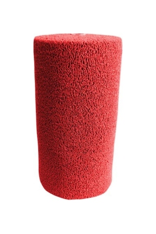 14mm Kırmızı Renk Kıvırcık Paspas Eni 100cm X Boy 3mt Kırmızı