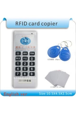 125 Khz Id 13 56 Mhz Uid Ic Rfid 5 Frekanslı Kopyalama Cihazı