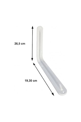 Mey İthalat Raf Altı 8x10 Mm Beyaz