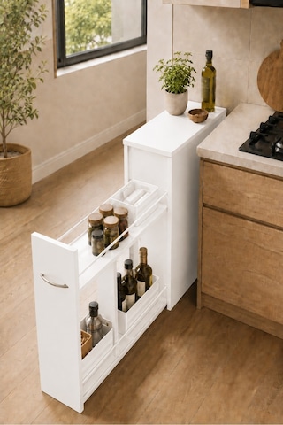 Yukon Sürgülü Banyo Dolabı Beyaz - Beyaz