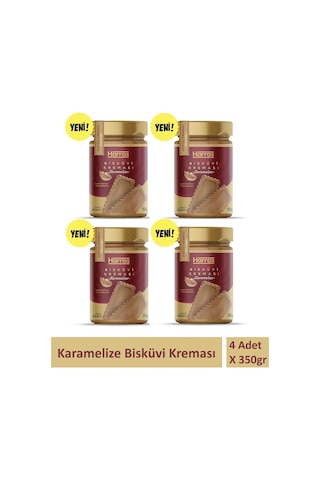 Karamelize Bisküvi Kreması 350 Gr X 4 Adet