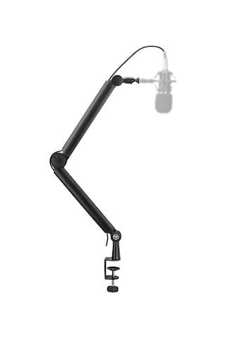 Npo Std131b Stüdyo Tasarım Kablo Yönetimli Amortisörlü Profesyonel Yayıncı Mikrofon Kolu