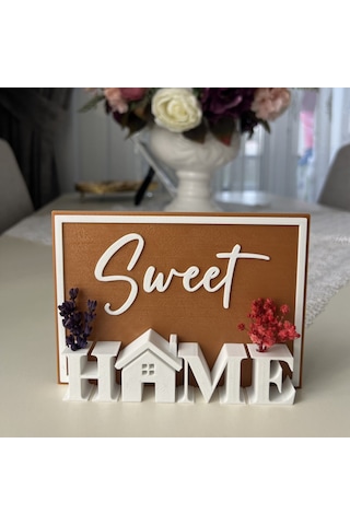 Sweet Home 3d Yazılı Dekoratif Masa Üstü Tablo - 14x10 Cm