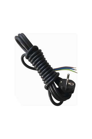 Tek-iş Ttr Cihaz Kablosu Cihaz Fişli Ttr Kablo Topraklı 3 X 1 Mm 3 Mt Siyah