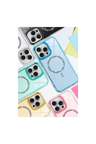 Apple İphone 16 Plus Live Diamond Magsafe Kapak