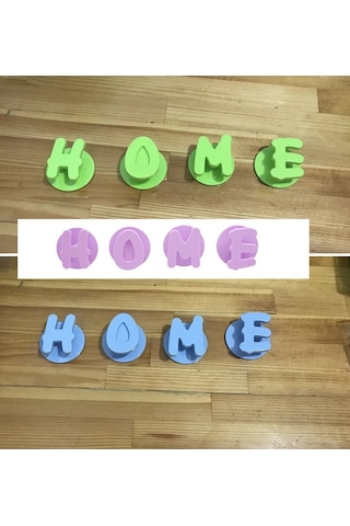 Yapışkan Askı Home Figürlü - Güçlü Home Figürlü Askı Çok Renkli