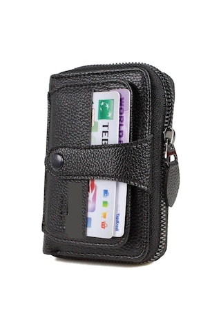 Hobimtek Ht-70 17 Adet Kartlık ve Kağıt Para Bölmeli Suni Deri Erkek Cüzdan