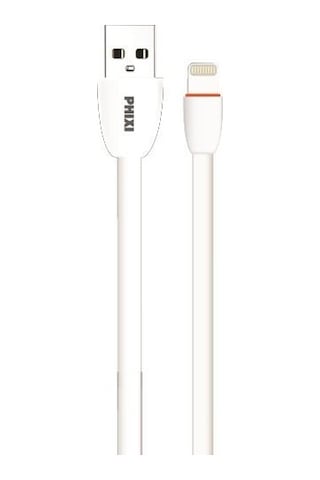 Phixi CB411L Force Yassı Kablolu 1 M Lightning Şarj ve Data Kablosu Beyaz