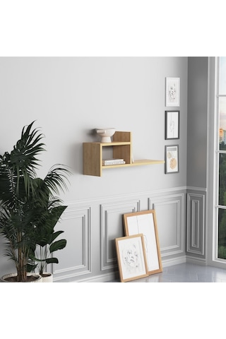 Hisar Duvar Rafı Meşe