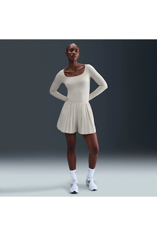 Nike 24.7 Perfectstretch Dri-fıt Pleated Short Kadın Şort-sportxstore Bej
