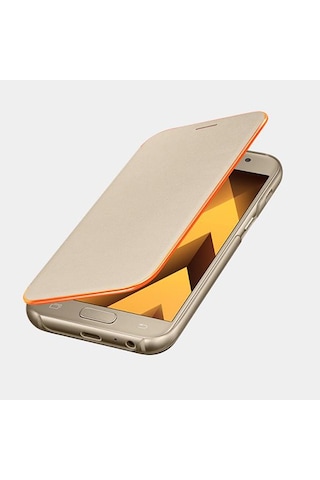 Galaxy A3 2017 İle Uyumlu Neon Flip Cover Gold Ef-fa320pfegww Gold