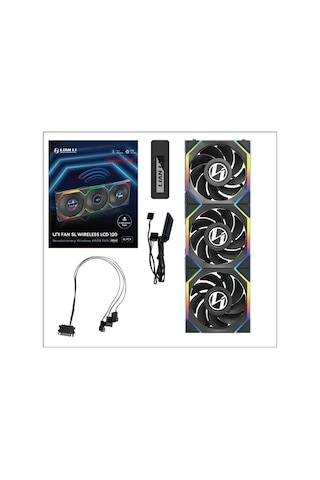 Lian Li Unı Fan Reverse Sl Wıreless Lcd 3x120mm Siyah Kasa Fanı